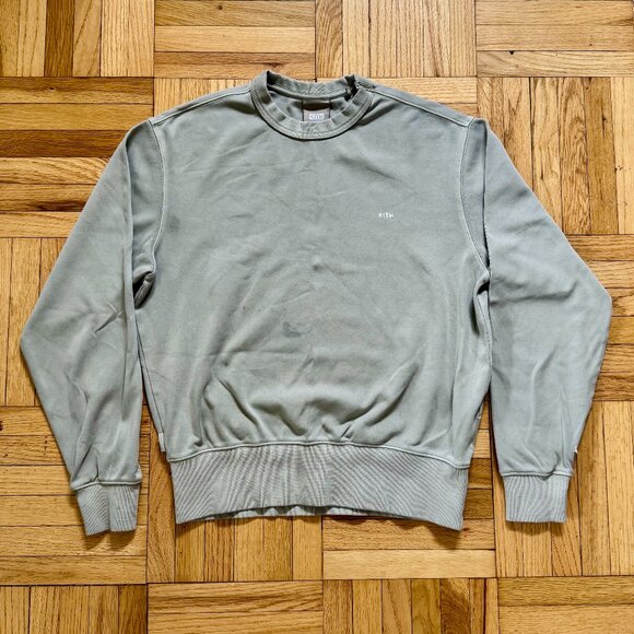 Kith Women Sage Green Sweatshirt Spring XS - Picture 2 of 9